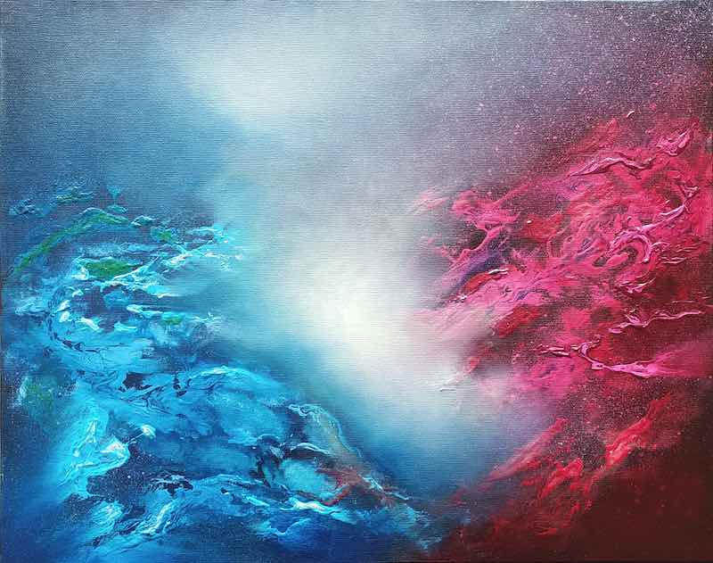  Gunung Padang 50x40 cm verkocht 